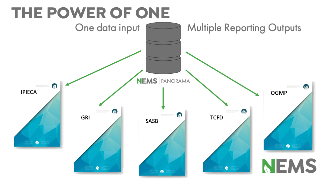 The Power of One - One data input - Multiple Reporting Outputs